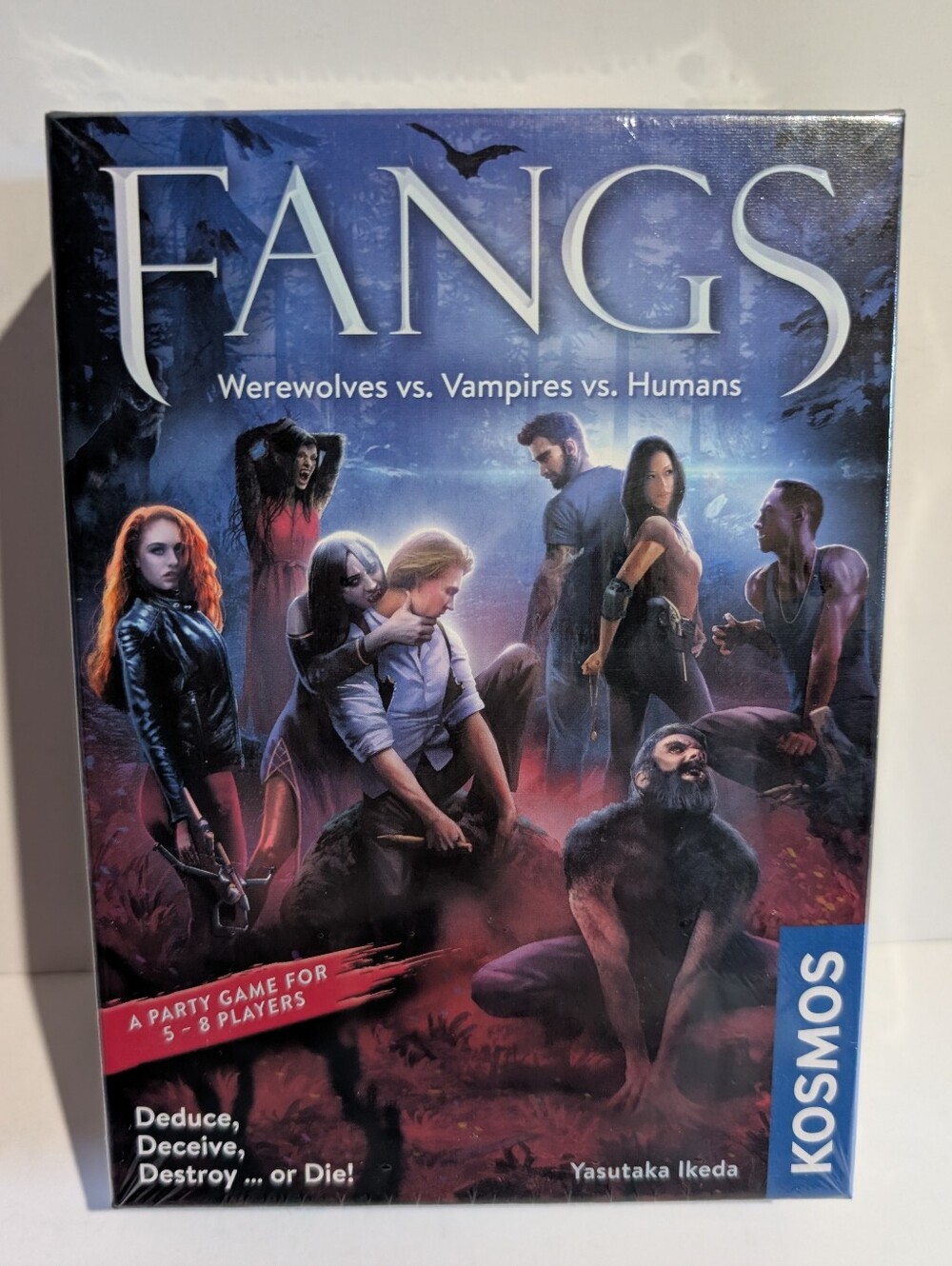 Fangs: Werewolves vs Vampires vs Humans Kosmos Party Game 2021 Kosmos New